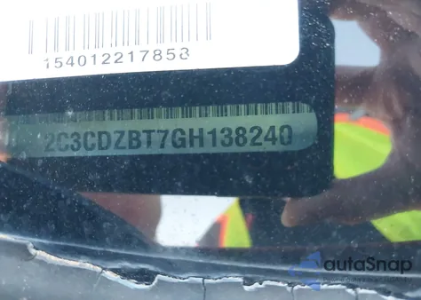 2016 Dodge Challenger R/T Plus из США, поврежденный, VIN 2C3CDZBT7GH138240